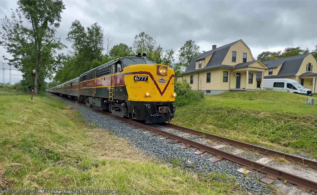 CVSR 6777 heads north.